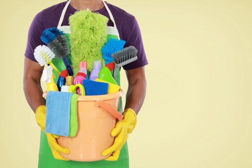 Professional carpet cleaner in Harringay cleaning a living room carpet
