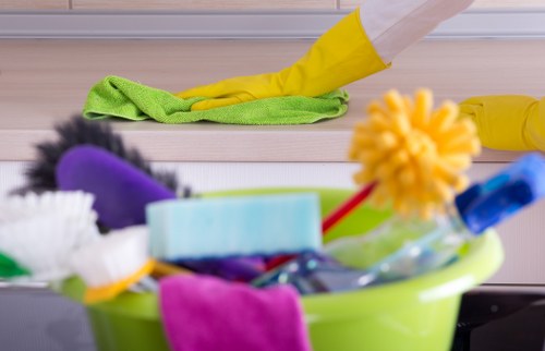Professional house cleaning in a Harringay living room