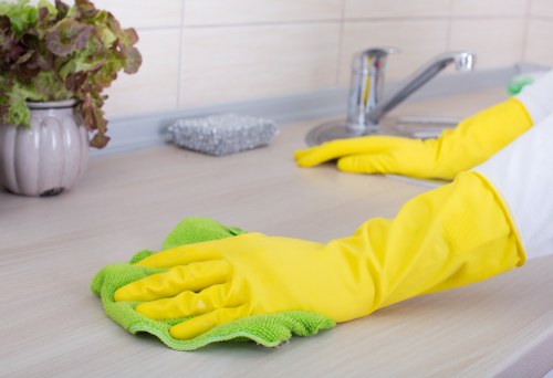 Professional after builders clean in a Harringay home after renovation work