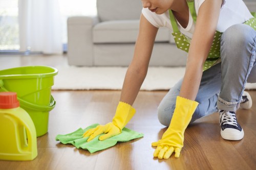 Office cleaning by a cleaning company in Harringay in a professional workspace